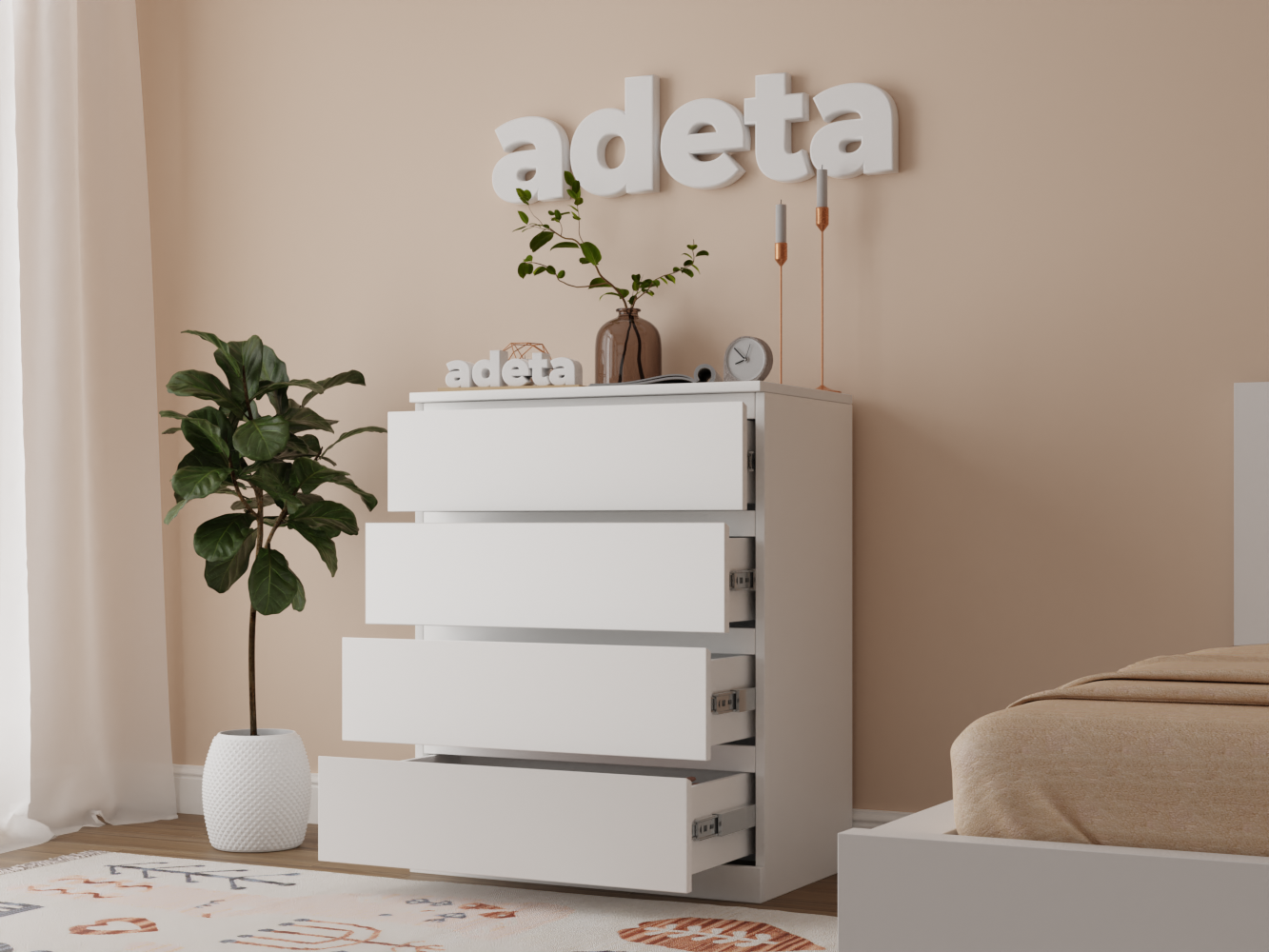 Комод Мальм 16 white ИКЕА (IKEA) изображение товара