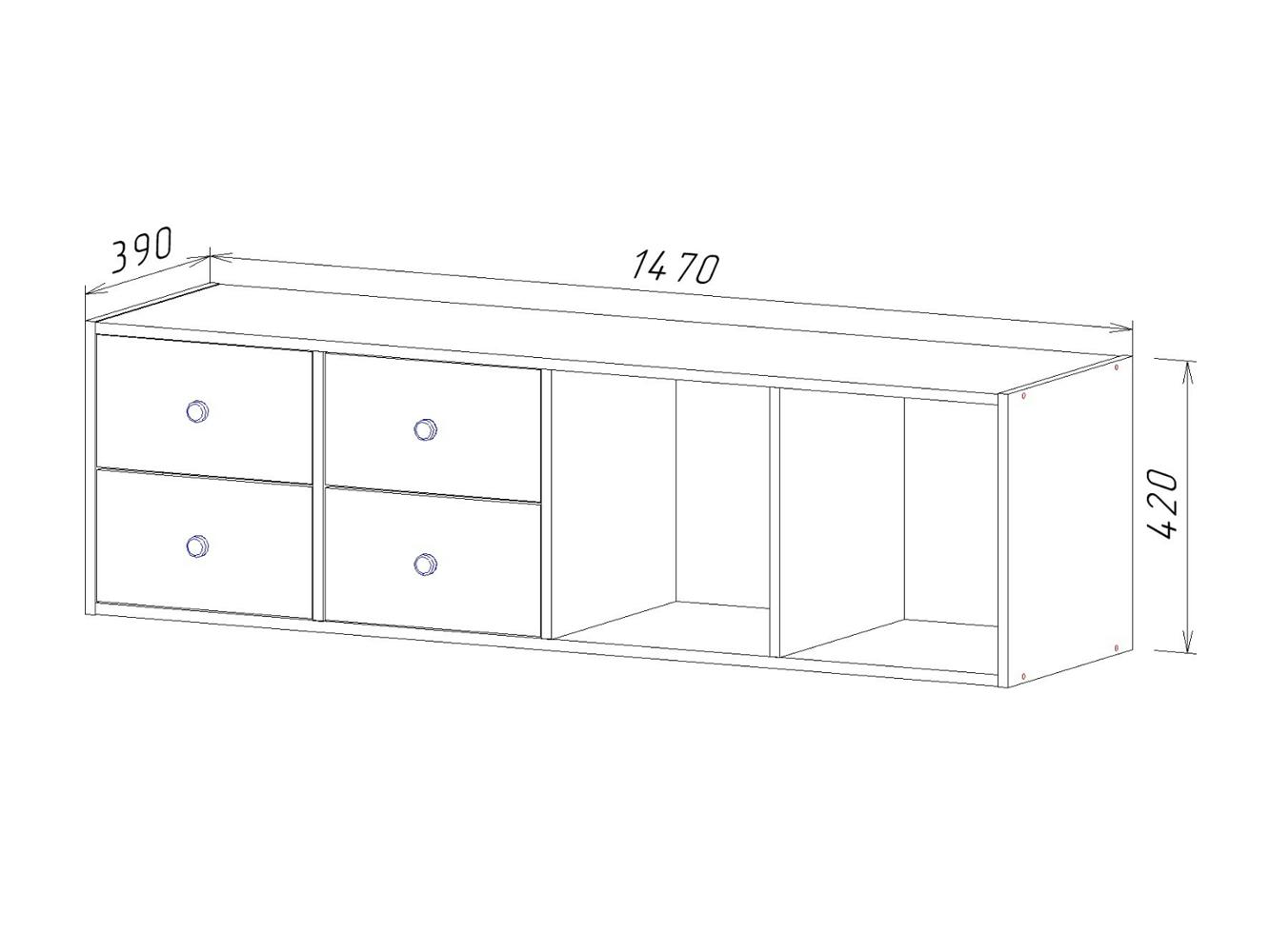 Подвесная тумба Билли 522 brown ИКЕА (IKEA) изображение товара