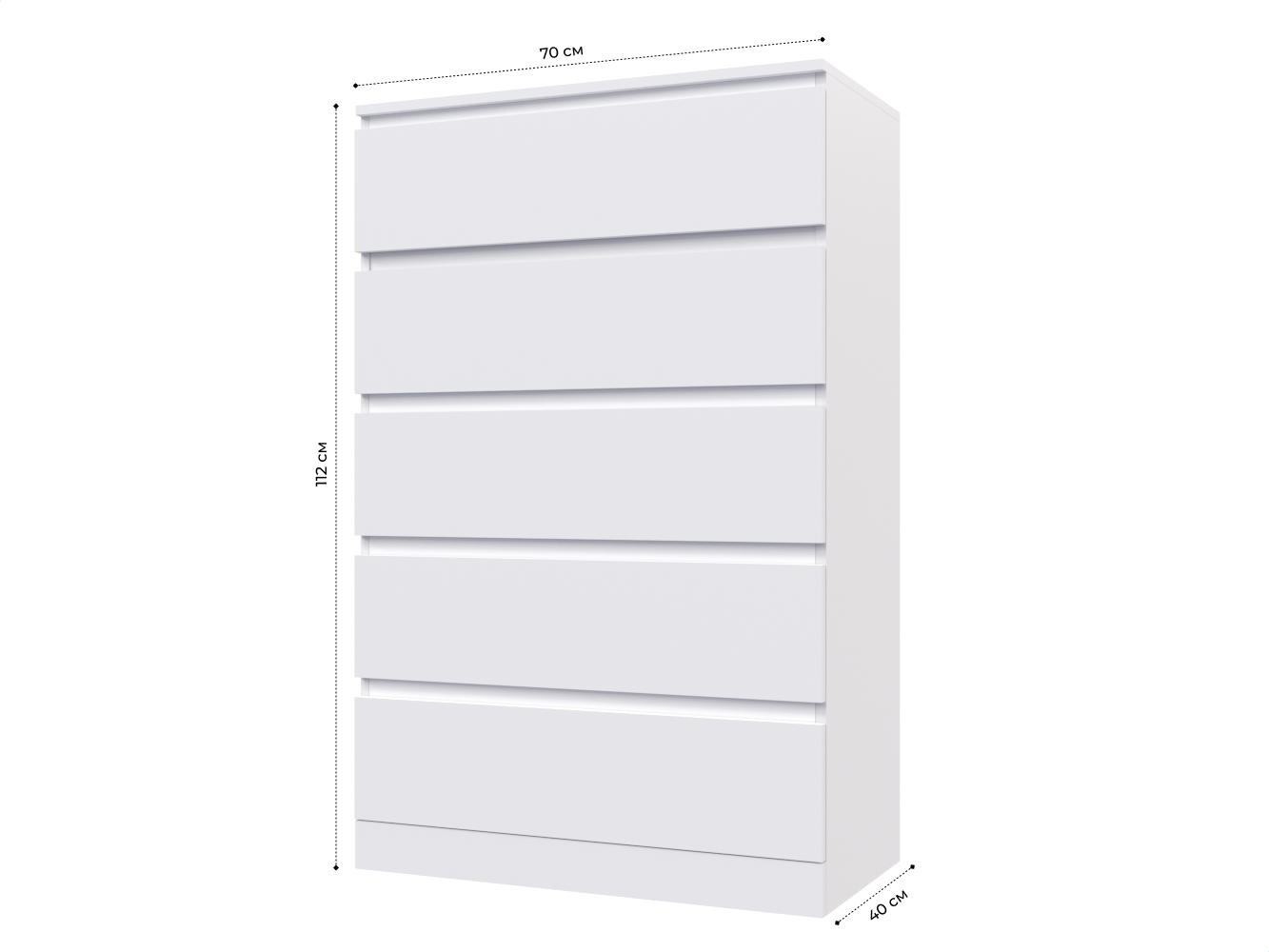 Комод Мальм 19 white ИКЕА (IKEA) изображение товара