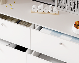 Изображение товара Комод Каллакс 16 white ИКЕА (IKEA) на сайте adeta.ru