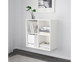 Изображение товара Стеллаж Экет 114 white ИКЕА (IKEA) на сайте adeta.ru