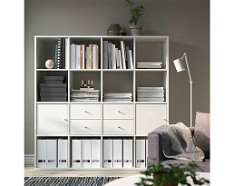 Изображение товара Стеллаж Каллакс 217 white ИКЕА (IKEA)  на сайте adeta.ru